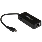 Startech. com adaptateur rseau usb - c vers rj45 gigabit ethernet avec port usb supplmentaire - m / ...