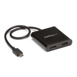 Startech. com adaptateur usb - c vers double hdmi, hub usb type - c multi - moniteur mst, double extender ...