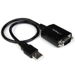 Startech. com cble adaptateur de 30 cm usb vers srie db9 rs232 - mmorisation de port com - neuf