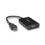 Startech. com c�ble adaptateur / convertisseur hdmi vers vga avec audio - m�le / femelle - noir - neuf ...