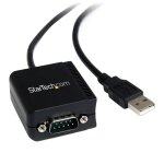 Startech. com c�ble adaptateur ftdi usb vers s�rie rs232 1 port avec isolation optique - neuf