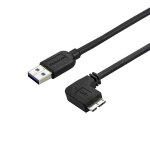 Startech. com cble micro usb 3. 0 slim - usb - a vers micro - b  angle droit de 1 m - m / m - neuf