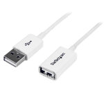 Startech. com cble rallonge usb 1m - cable usb 2. 0 a - a mle / femelle - blanc - neuf