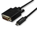 Startech. com cble usb - c vers dvi de 3m - adaptateur vido 1080p (single link) usb type - c (dp alt ...