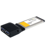 Startech. com carte adaptateur expresscard vers 2 ports usb 3. 0 avec support uasp - neuf