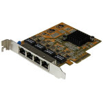 Startech. com carte r�seau pci express � 4 ports gigabit ethernet - neuf