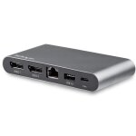 Startech. com dock usb - c � double affichage displayport 4k - mini station d'accueil - power delivery ...