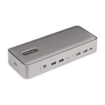 Startech. com docking station kvm usb - c pour deux pc portables - station d'accueil displayport 4k 60hz ...