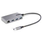 Startech. com hub usb 3 ports - 3x ports usb - a - gigabit ethernet (rj45) - mini hub usb, usb 3. 0 5gbps ...