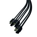 Steelplay jvaps400040 c�ble usb 3 m usb 2. 0 usb a 2 x micro - usb b noir - neuf