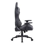 Steelplay sgc01 fauteuil de gaming sige capitonn noir, gris - neuf