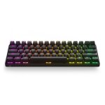 Steelseries apex pro mini wireless clavier usb + rf wireless + bluetooth azerty noir - neuf