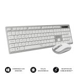 Subblim subkbw - ceke10 clavier souris incluse universel rf sans fil qwerty espagnole argent, blanc - ... Subblim subkbw - ceke10 clavier souris incluse universel rf sans fil qwerty espagnole argent, blanc - ...