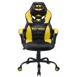 Subsonic batman junior sige de jeu sur pc sige capitonn noir, jaune - neuf