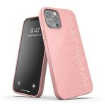 Superdry snap iphone 12 / 12 pro compostab �tui rose - neuf