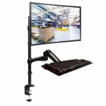 Support ecran pc et clavier pour poste logistique et emballage - neuf
