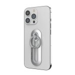 Support de t�l�phone coulissant iring - universel - argent glacier - neuf