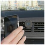 Support tlphone voiture grille d'aration, support smartphone magntique, rotation 360, universel ...