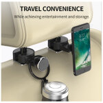 Support voiture appuie tete pour smartphone tablette magnetique arriere enfant aimant universel 360 rotatif ...