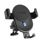 Support voiture sans fil gravity avec recharge sans fil 10 w - sbs - neuf