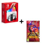 Switch oled + pokémon scarlet console de jeux portables 17, 8 cm (7 ) 64 go Écran tactile wifi noir, ... Switch oled + pokémon scarlet console de jeux portables 17, 8 cm (7 ) 64 go Écran tactile wifi noir, ...