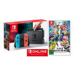 Switch + super smash bros. ultimate + 3 months online - console de jeux portables 15, 8 cm (6. 2 ) 32 ...