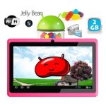Tablette tactile 7 pouces multi touch android 4. 1 google play wifi 3d rose ram rom - yonis - neuf