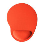 Tapis de souris ergonomique repose poignet ultra fin confort optimal orange yonis - neuf