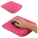Tapis de souris ergonomique repose poignet ultra fin confort optimal rose yonis - neuf Tapis de souris ergonomique repose poignet ultra fin confort optimal rose yonis - neuf