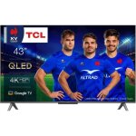 Tcl 43c641 - tv qled 43'' (109 cm) - 4k uhd 3840 x 2160 - tv connect� google tv - hdr pro - 3 x hdmi ...