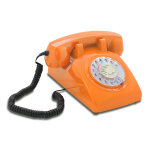 T�l�phone fixe filaire r�tro vintage avec cadran rotatif - neuf