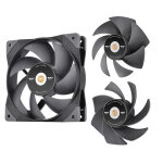 Thermaltake swafan gt12 boitier pc refroidisseur d'air 12 cm noir 3 pice(s) - neuf