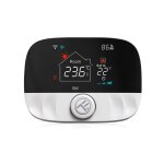Thermostat d'ambiance tellur smart wifi, tsh02, noir - neuf
