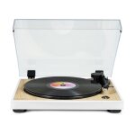 Thomson tt301 - platine vinyle design 33 et 45 tours - tete de lecture audio - technica at3600l - bois ...