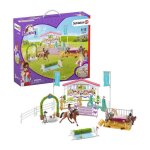 Tournoi questre entre amis schleich pour les passionns de chevaux - neuf