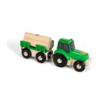 Tracteur et remorque brio world accessoire pour circuit de train en bois mixte d�s 3 ans - neuf