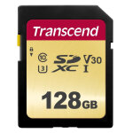 Transcend 128gb uhs - i u3 sd 128 go sdxc classe 10 - neuf