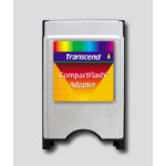 Transcend compactflash adapter lecteur de carte mmoire argent - neuf