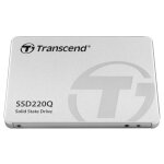 Transcend ssd220q 2. 5 500 go s�rie ata iii qlc 3d nand - neuf