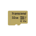 Transcend ts32gusd500s m�moire flash 32 go microsdhc uhs - i classe 10 - neuf