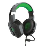 Trust gxt 323x carus casque avec fil arceau jouer noir, vert - neuf Trust gxt 323x carus casque avec fil arceau jouer noir, vert - neuf