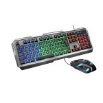 Trust gxt 845 tural clavier souris incluse usb azerty franais noir - neuf