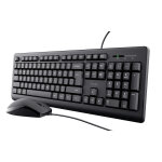 Trust primo clavier souris incluse usb azerty fran�ais noir - neuf