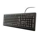Trust tk - 150 clavier universel usb qwerty espagnole noir - neuf