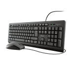 Trust tkm - 250 clavier souris incluse universel usb espagnole noir - neuf