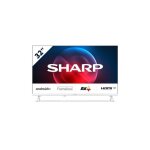 Tv led sharp 32fh7ew 80 cm hd 2024 blanc - neuf
