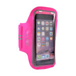 Ultra slim brassard de sport pour apple iphone 6 / 6s / 7 / 8 / se 2020, rose - neuf