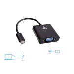 V7 adaptateur usb - c(m) vers vga(f) noir - neuf