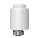 Vanne de radiateur thermostatique tellur smart wifi rvsh1, led, blanc - neuf