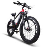Vlo lectrique tifgalop es28 batterie 48v 18ah moteur 1000w pneus 26 pouces kilomtrage max 80km - rouge ...